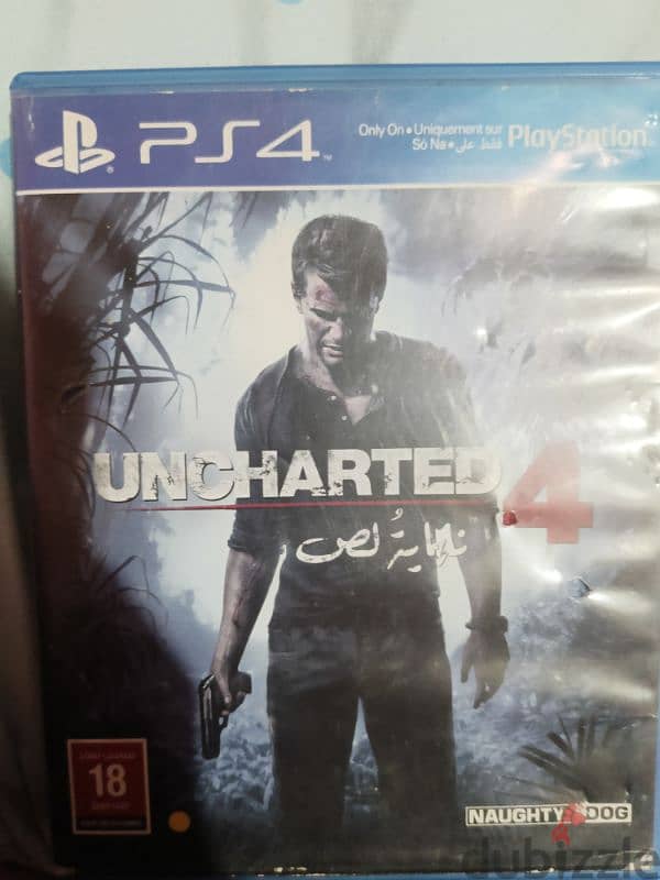 اسطوانه  UNCHARTED 4 بلايستيشن 4 0