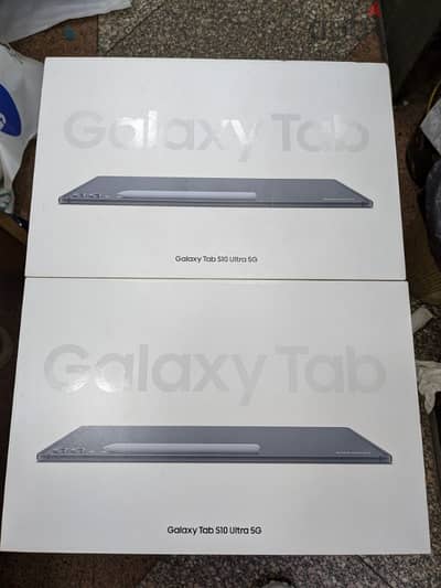 Galaxy Tab S10 Ultra 5G 256/12G Gray  جديد متبرشم