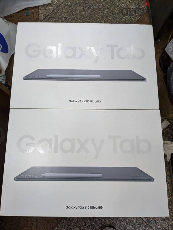 Galaxy Tab S10 Ultra 5G 256/12G Gray  جديد متبرشم 0