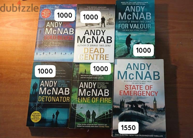 Andy McNab books like NEW - كتب للبيع جديدة 1