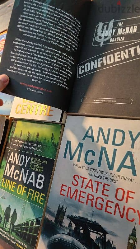 Andy McNab books like NEW - كتب للبيع جديدة 11