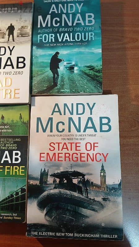 Andy McNab books like NEW - كتب للبيع جديدة 14