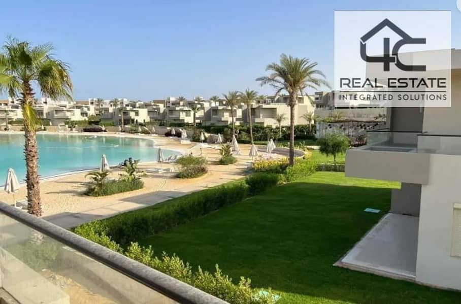 Chalet 2 bedrooms with garden 130m with lowest down payment and installments fully finished in azha north coast 0