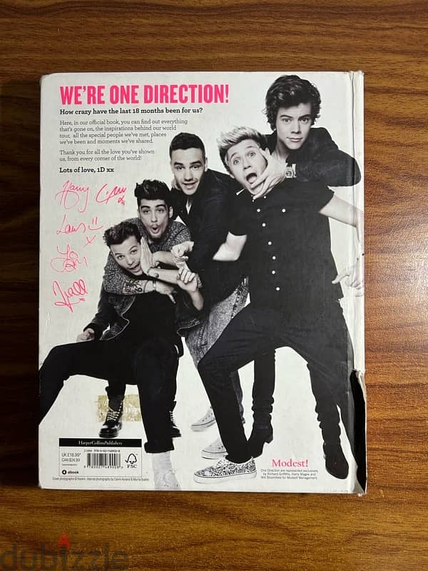 One Direction Where We Are Book Hard Cover 1