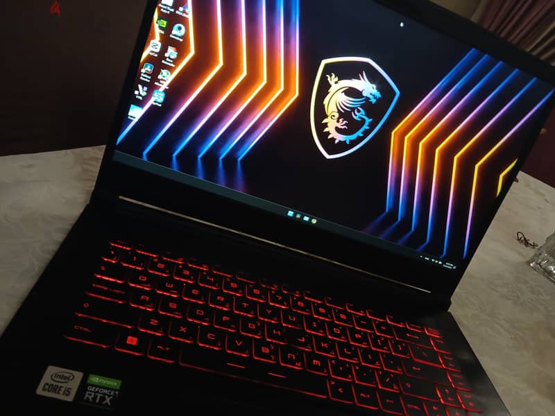 MSI G65 THIN RTX 3060 I5 10 GEN وحش الجيمنج 4