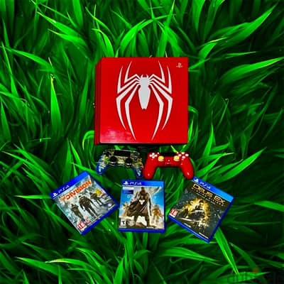 PS4 pro limited edition ( spider man ) 1 Tira soft 10.5