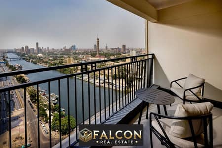 Receive immediately a luxurious "Royal VIP" hotel suite with a panoramic view of the Nile  for sale in Reve Du Nile Towers Next To Hilton