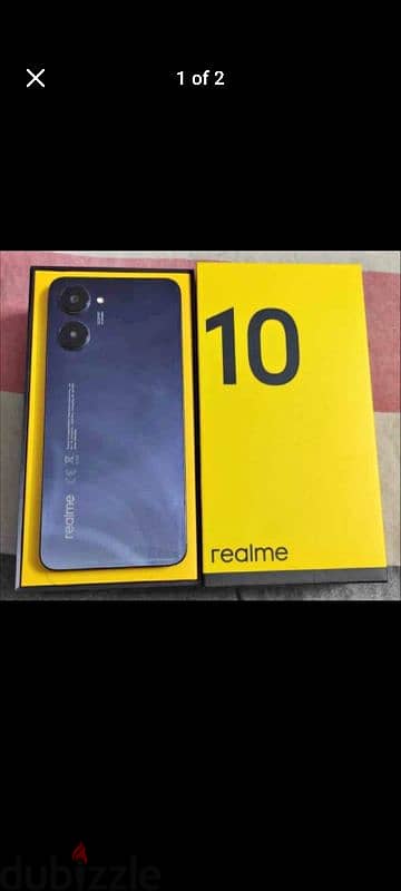 realme 10 256/8 ريلمي ١٠ مساحة ٢٥٦ رامات٨+٨ بجميع مشتملاته