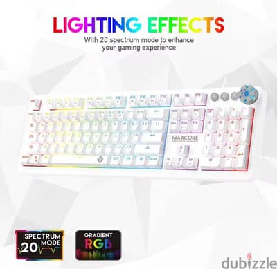 كيبورد rgb من فانتك بلو سويتش