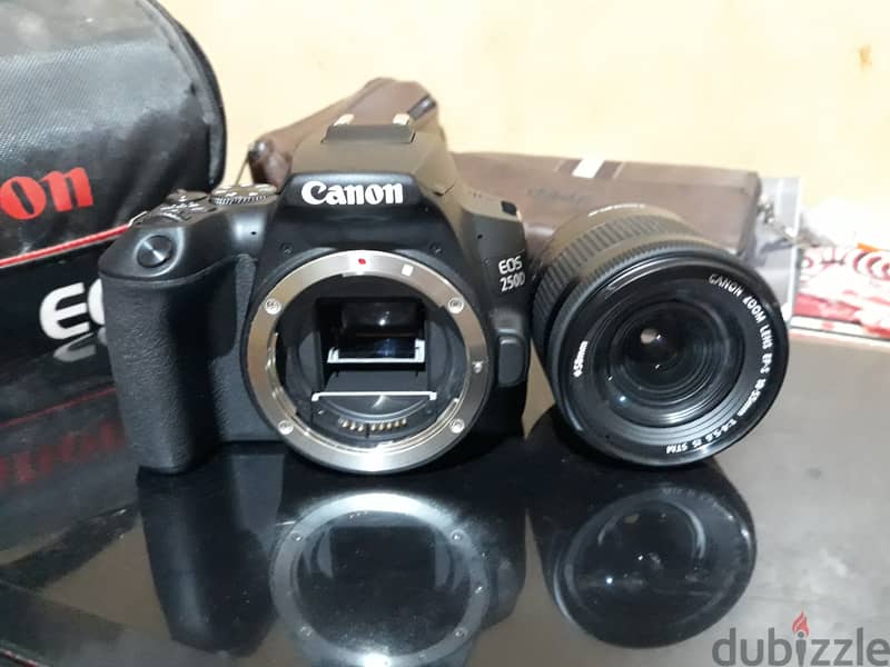 Canon EOS 250D EF-S 18-55mm f/3.5 شاتر ٥٠٠ 0