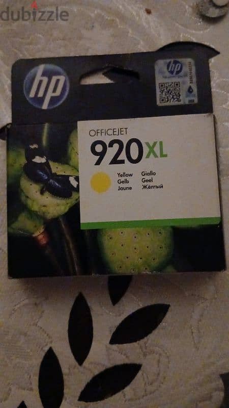 خرطوش hp 920 xl احمر واصفر وازرق 2