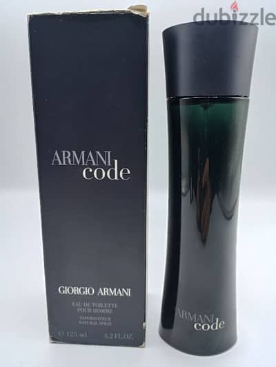 ARMANI code 125ml GIORGIO ARMANI original eau de toilette