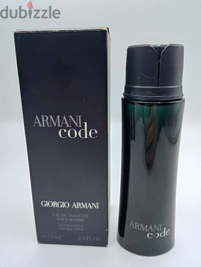 ARMANI code 75ml GIORGIO ARMANI original eau de toilette