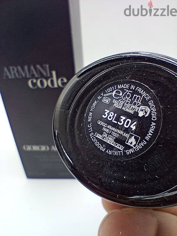 ARMANI code 75ml GIORGIO ARMANI original eau de toilette 1