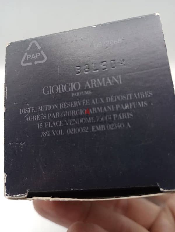 ARMANI code 75ml GIORGIO ARMANI original eau de toilette 4