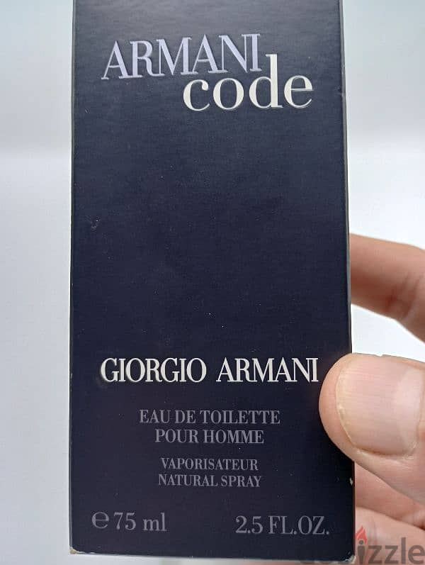 ARMANI code 75ml GIORGIO ARMANI original eau de toilette 6