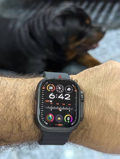 apple watch ultra 2 black ti edition 2025 ocean black band