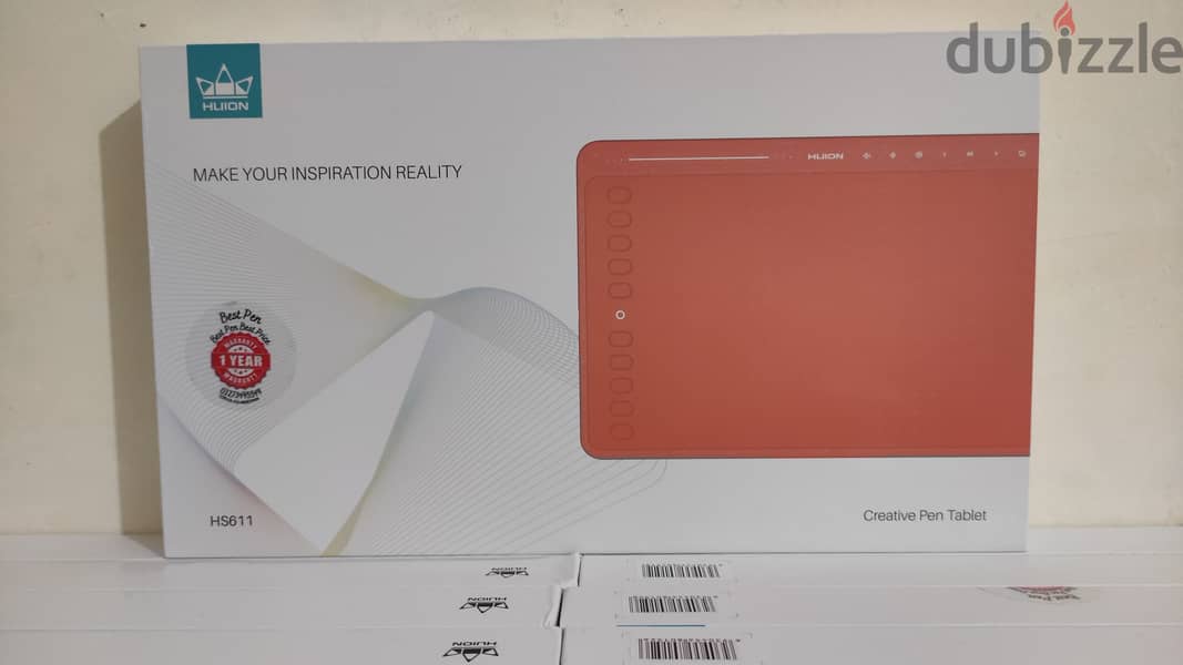 جرافيك تابلت graphic tablet  Huion hs611 3