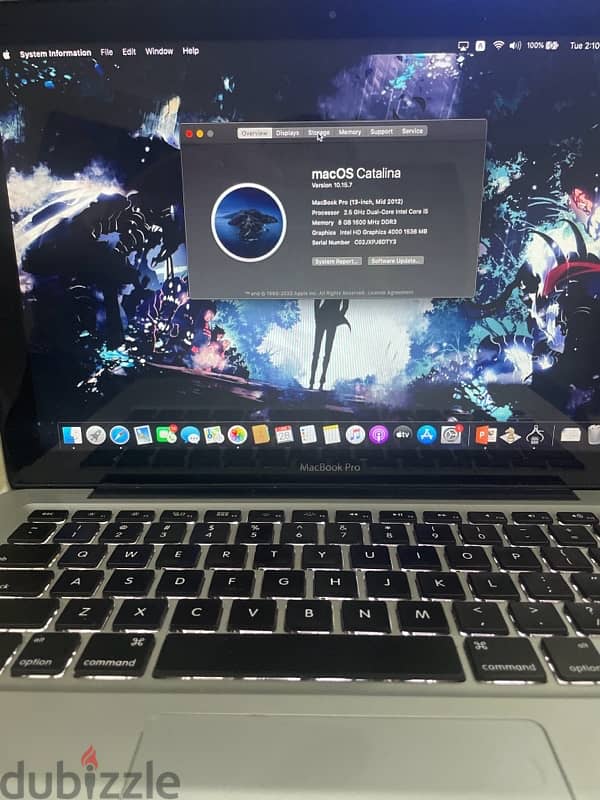 MacBook pro 2012 0