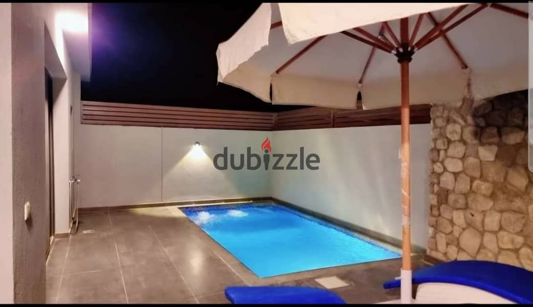 3 bedroom apartment with private pool in Bali Elgouna 0