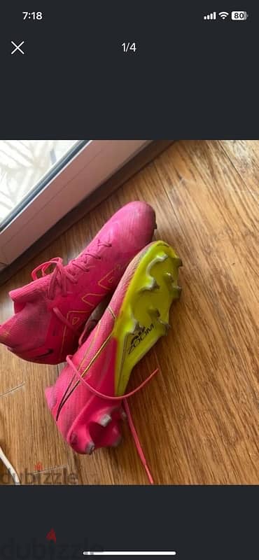 Nike air zoom pink size 43 with bix and bag