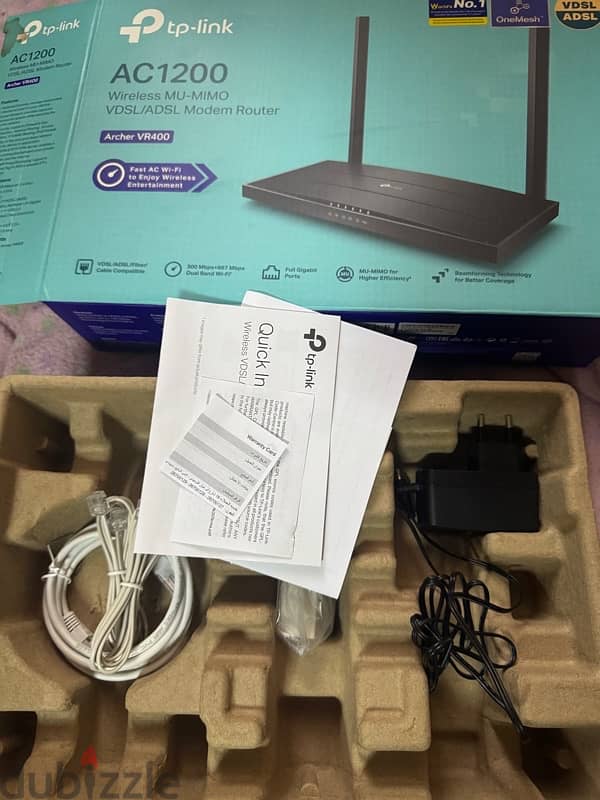 tp-link Archer VR400 VDSL/ADSL Modem Router V3 2