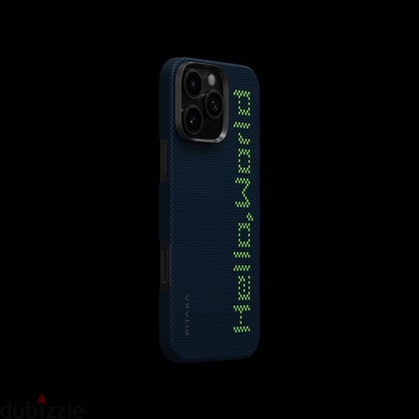 Pitaka Hello World Luminous Case for iPhone 15 Pro Max 1