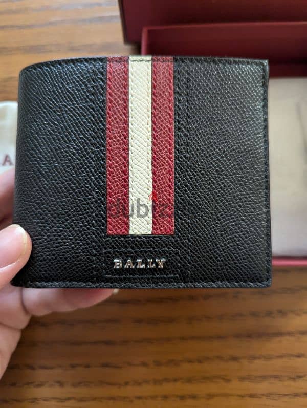 NEW Bally wallet, genuine leather, luxury wallet 1