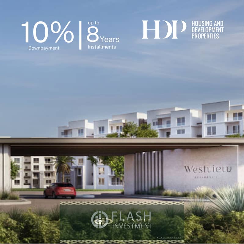 Apartment for Sale in WEST VIEW Project in New Zayed - 130 SQM for Only 6,110,000 EGP 0