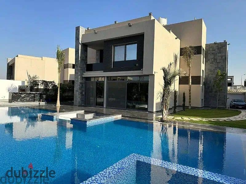 Twin house for sale, fully finished, Karma 4, Sheikh Zayed, next to Al Ahly Club 0