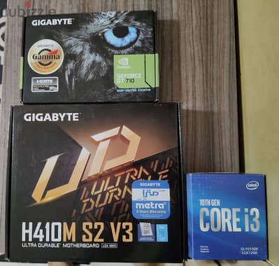 Intel core i3 10100f +h410m s2 v3