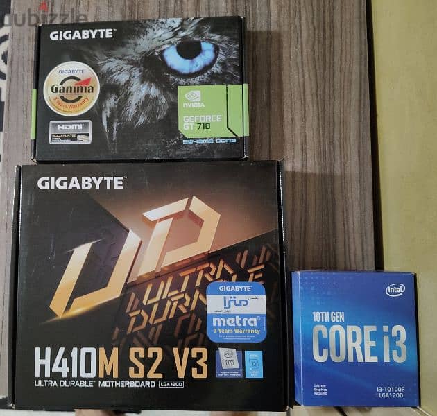 Intel core i3 10100f +h410m s2 v3 0