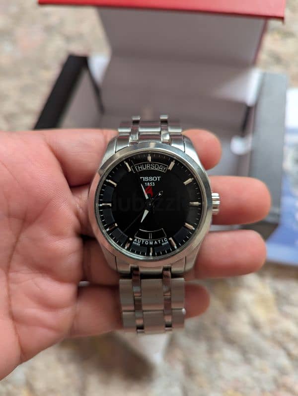 Tissot automatic watch مثل الجديد تماما 0