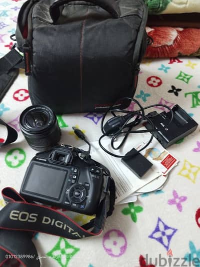 للبيع كاميرا Canon EOS 1100D  الحالة: شبه جديدة – استعمال