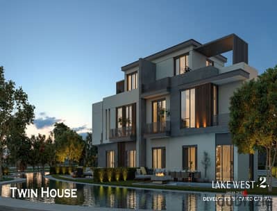 Townhouse for sale, directly on Dahshour Link Road, in front of Beverly Hills Compound.