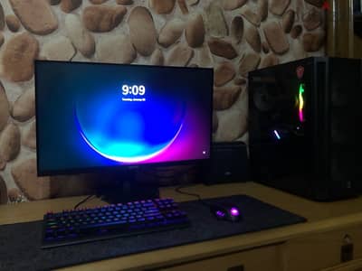 Pc + Monitor + Mouse and keyboard