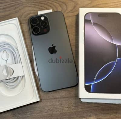 زيرو IPhone 16 Pro Max مشحون 42مره بطاريه 100 ضمان سارى بسعر مميز