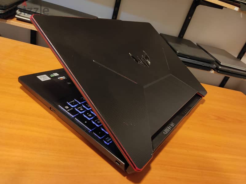 asus tuf f15 core i5 جيل عاشر+ gtx 1650ti 4gb+RGB 4