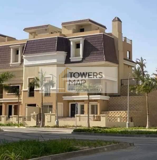 S Villa with Dp 5% Only In Sarai mostakbal city / Open View On Garden / Installment Up to 8 Years 0