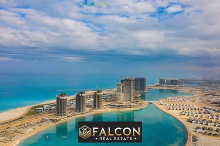 Apartment for sale 150m at a bargain price ready to move high-quality finished sea view in Alamein Towers with installments over 7 years