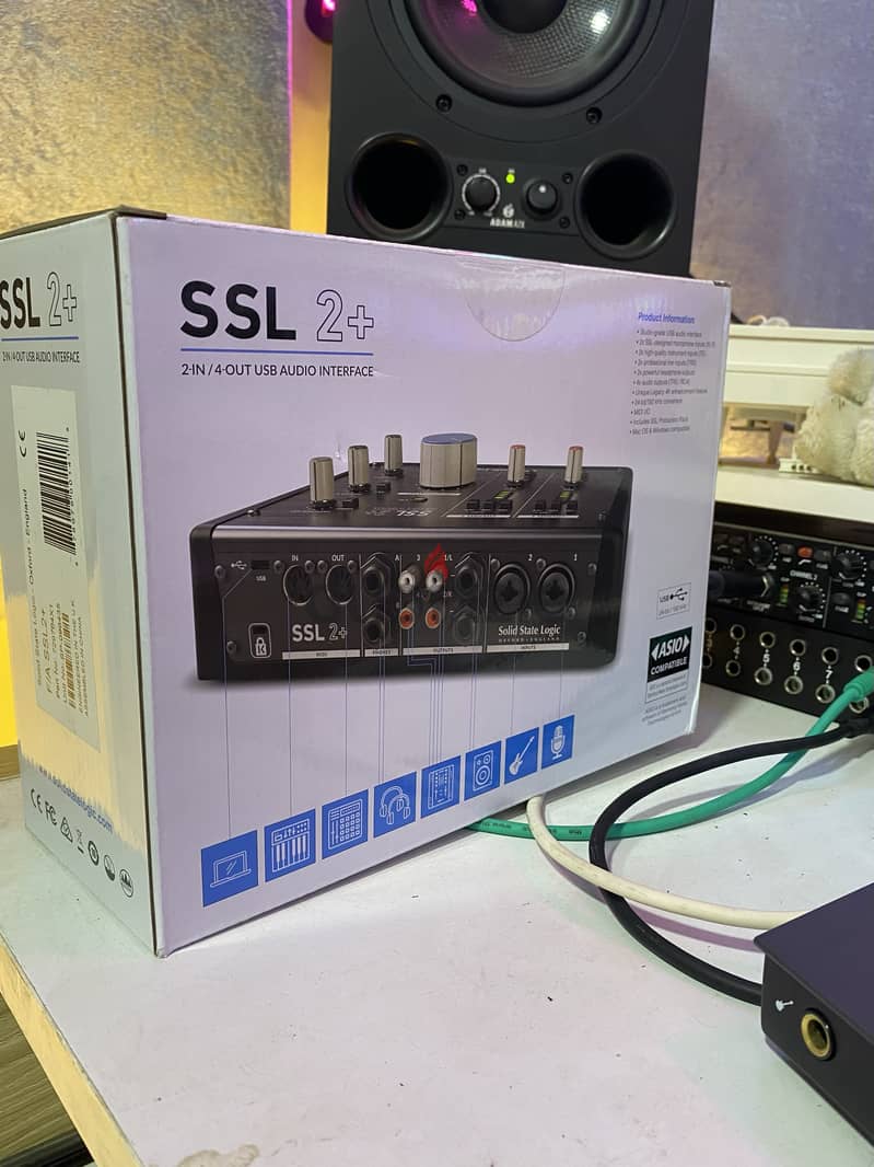 Solid State Logic SSL 2+ Audio Interface (Sealed Box) - كارت صوت SSL2+ 1