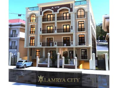 Apartment for sale, 160 square meters, in Beit Al Watan, Fifth Settlement, directly next to Al Ahly Club, and in installments.