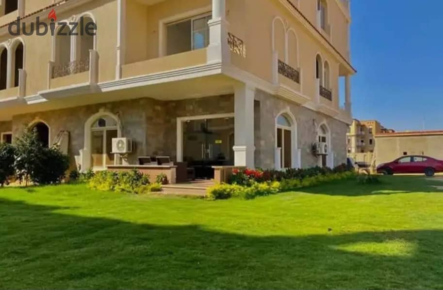 Duplex with Private Garden at an Incredible Price in October, Prime Location in Front of Mall of Arabia and El-Said Club 0