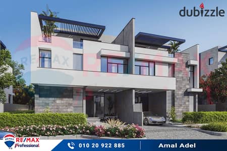 The best price for a twin house in Alex West with 10% down payment and installments over 7 years