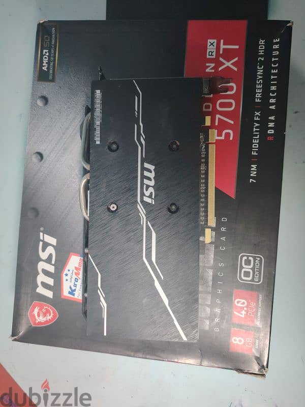 msi rx 5700 xt msi mech oc 2