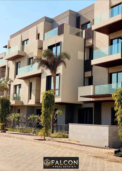 Invest at the lowest price per meter in the first offering in Sixth Settlement in La Vista two rooms corner apartment for sale with installments