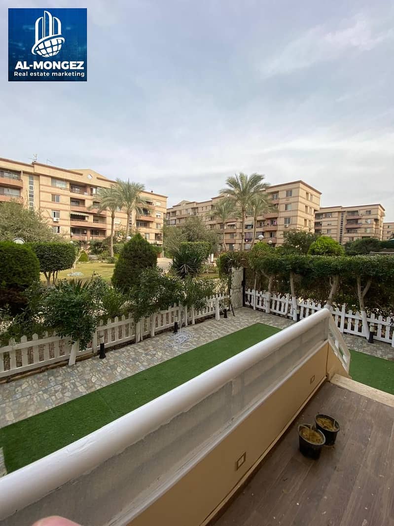 Distinctive apartment, 118m, from the highest levels of Al-Rehab, fully finished, in Al-Rehab, First Settlement, New Cairo. 0