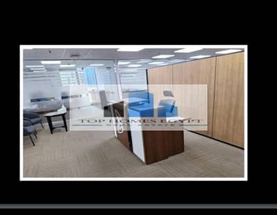 Office space for rent 420 SQM fully finished in Second no. from Teseen - 5th Settlement