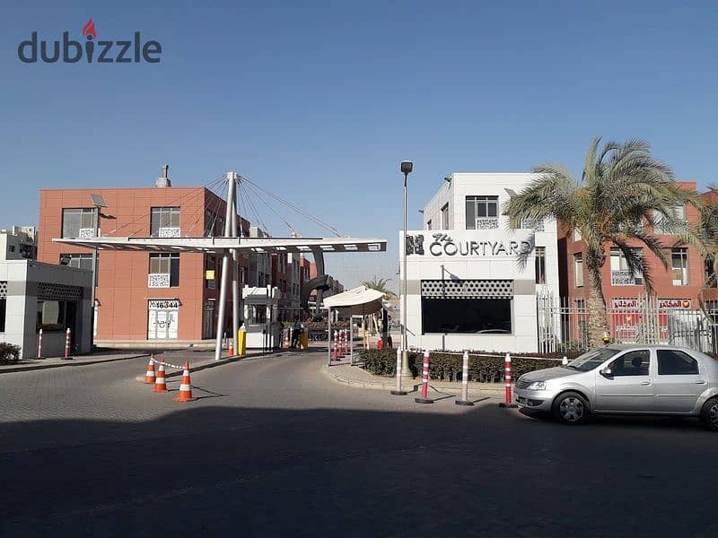 For Rent Fully Finished with Ac`s Restaurant & Cafe 112 sqm in the court yard zayed 0