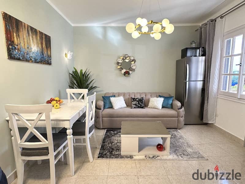 New furnished 1BR apartment 73m² in Delta Sharm Resort 0